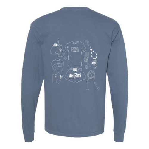 Blue Muay Thai Essentials Longsleeve